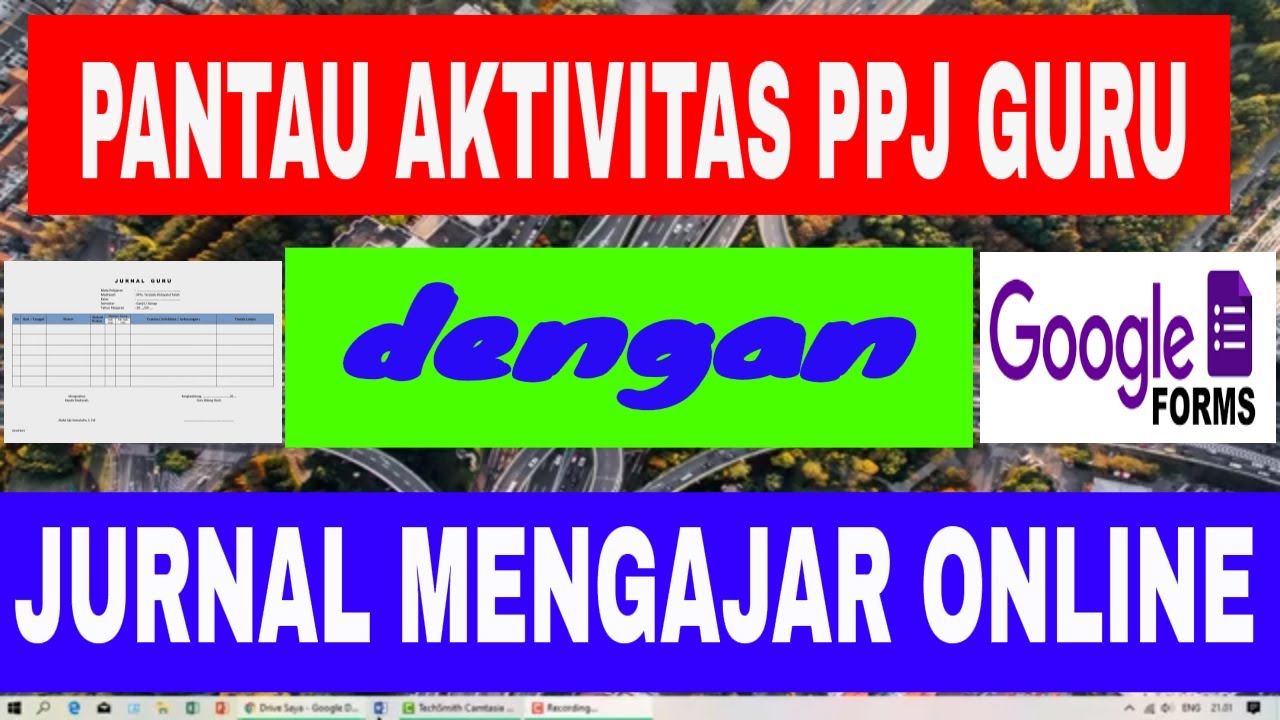 40+ Contoh Jurnal Mengajar Online Background