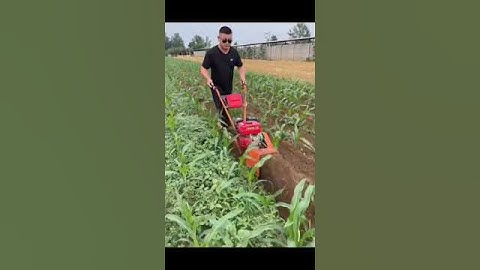 Máy xới đất máy làm cỏ nông nghiệp máy vun luống rạch rãnh đa năng #automobile #farming #bgmi