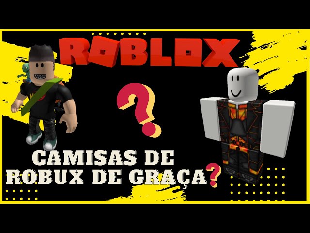 COMO CONSEGUIR AS MELHORES CAMISAS do ROBLOX GRÁTIS! 👕 