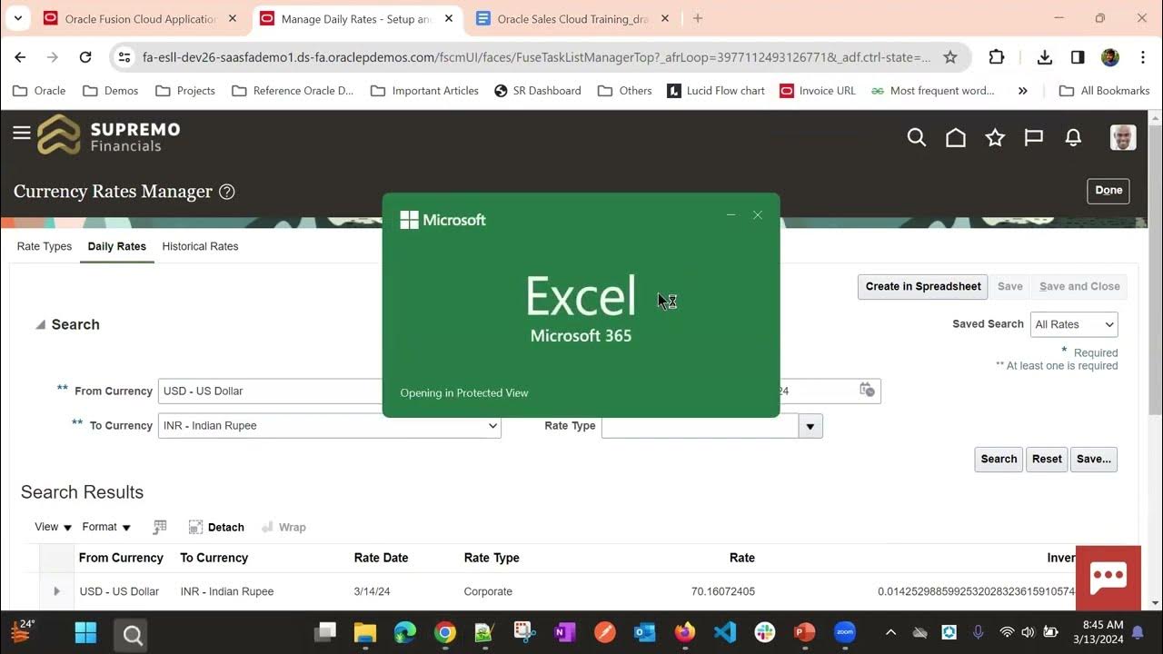 Enable Currencies & Manage Daily Rates in Oracle Fusion Cloud