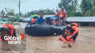 Tropical storm floods southern Philippines, kills at least 31 people