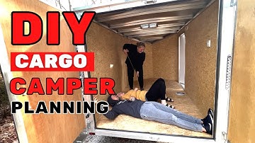 CARGO TRAILER CAMPER CONVERSION//Planning an epic build!!!//Ep. 1
