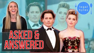 Asked & Answered! | Depp V Heard Edition | Johnny Depp Vs. Amber Heard Frequently Asked Questions