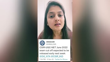 Latest Official Notification - Result CSIR UGC NET June 2022 || CSIR HRDG