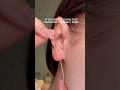 Please clean your piercings, inside and behind your ears 🫶 #earfloss #skincarehack #earholecleaner