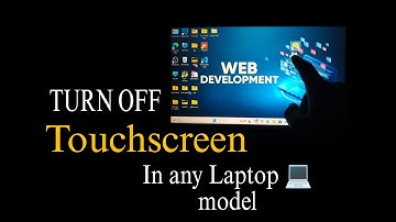 How to Turn Off Touch Screen on Laptop | Disable Touchscreen in Windows 10/11  #touchscreenmonitor