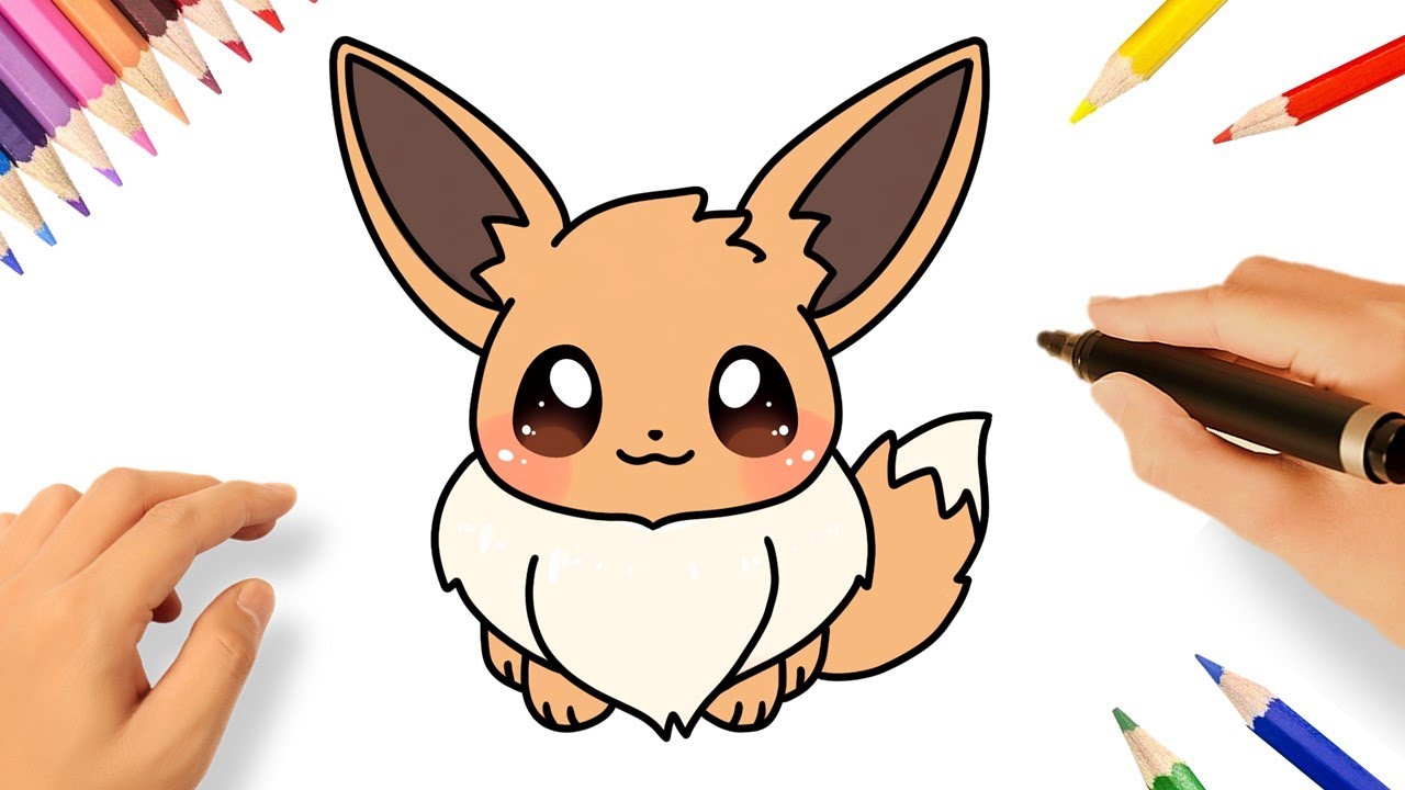 Eevee normal para colorir