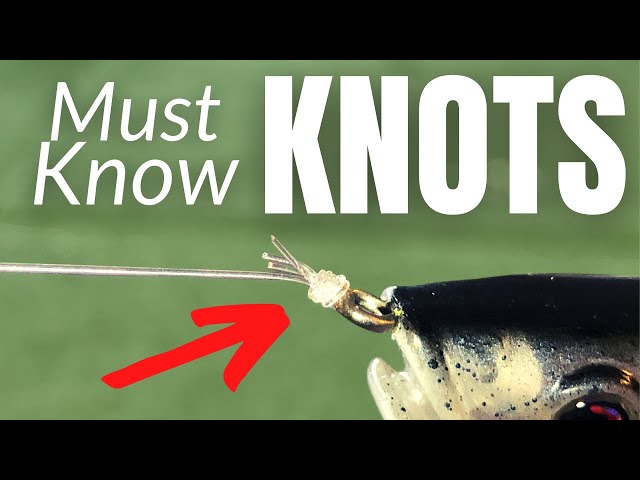 DON'T Go FISHING until You know THESE 5 KNOTS (Complete Knot Tutorial) 