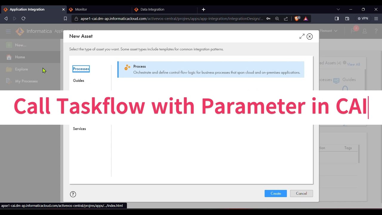 Trigger/Call Taskflow with Parameter in CAI: #Informatica #IICS #CAI ...
