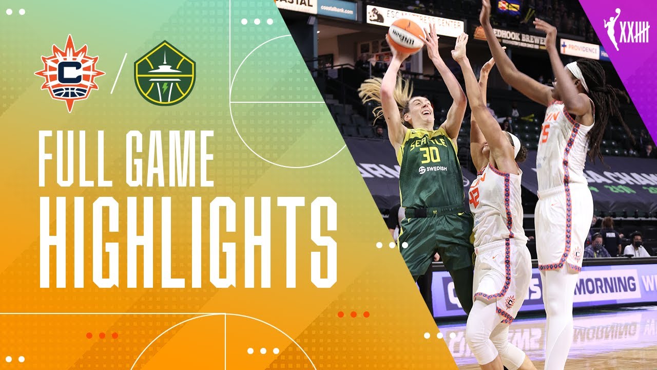 CONNECTICUT SUN vs. SEATTLE STORM | FULL GAME HIGHLIGHTS (May 25, 2021)