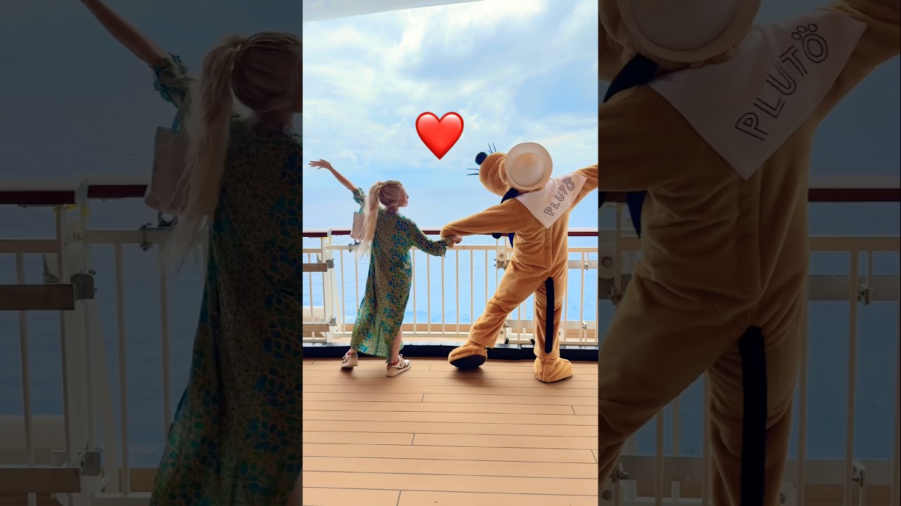 Look who I found on Disney Adventure!看看我在迪士尼探險號上遇見了誰！#disney #travel #cruiseship #disneyadventure