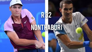 Maximus Jones VS Evgeny Donskoy | ATP Challenger Nonthaburi 2024 | Round of 32