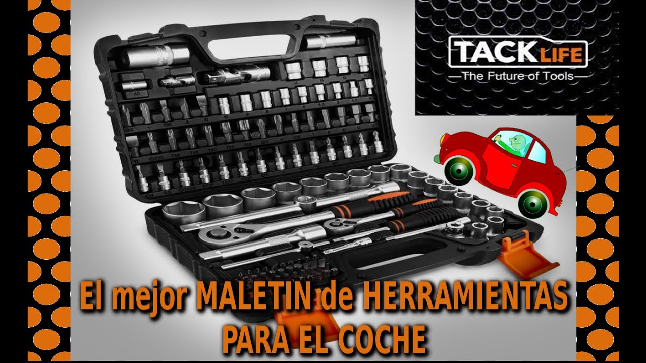 El mejor MALETIN de HERRAMIENTAS PARA EL COCHE TACKLIFE 