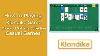 How to Play Klondike Game - Microsoft Solitaire Collection - Game Play screenshot 5