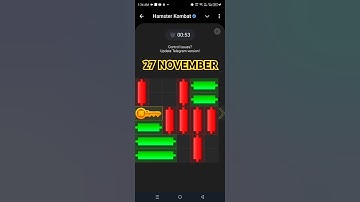 27 November Mini Game 100% Easily Solved Today | Hamster Kombat Mini Game 27 November | Mini Game