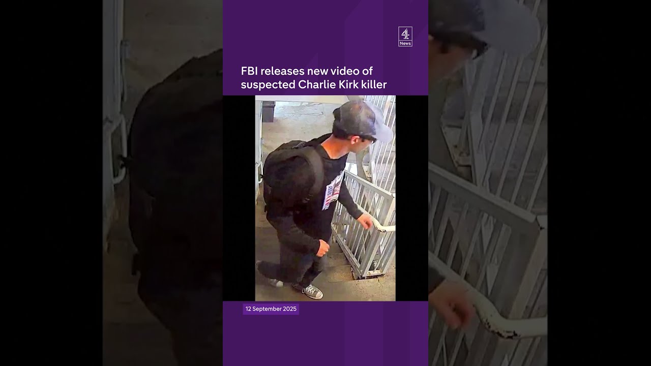 FBI Releases New Video Ofsuspected Charlie Kirk Killer