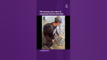 FBI releases new video ofsuspected Charlie Kirk killer