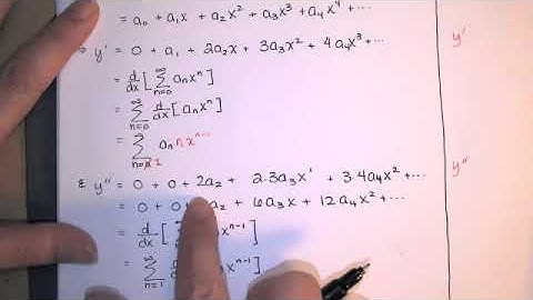 47. First Example - Series Solution about an Ordinary Point