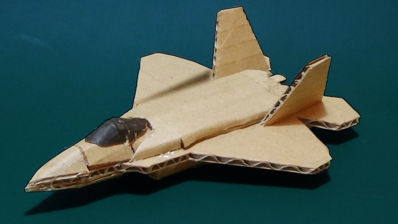  Cara  Membuat Pesawat  Tempur Miniatur Dari  Kardus  YouTube