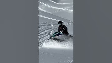 Just Playing Around On A Cold Day. #polaris #snowmobile #boost #turbo #snow #mountains #adventure