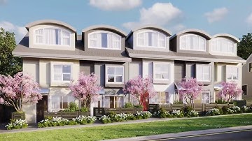 Architectural Animation Vancouver Townhouse Rendering Video