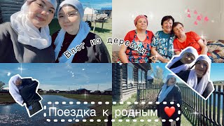 Vlog: Поездка в деревню|встреча с родными🫶🏼|уютный влог🫶🏼