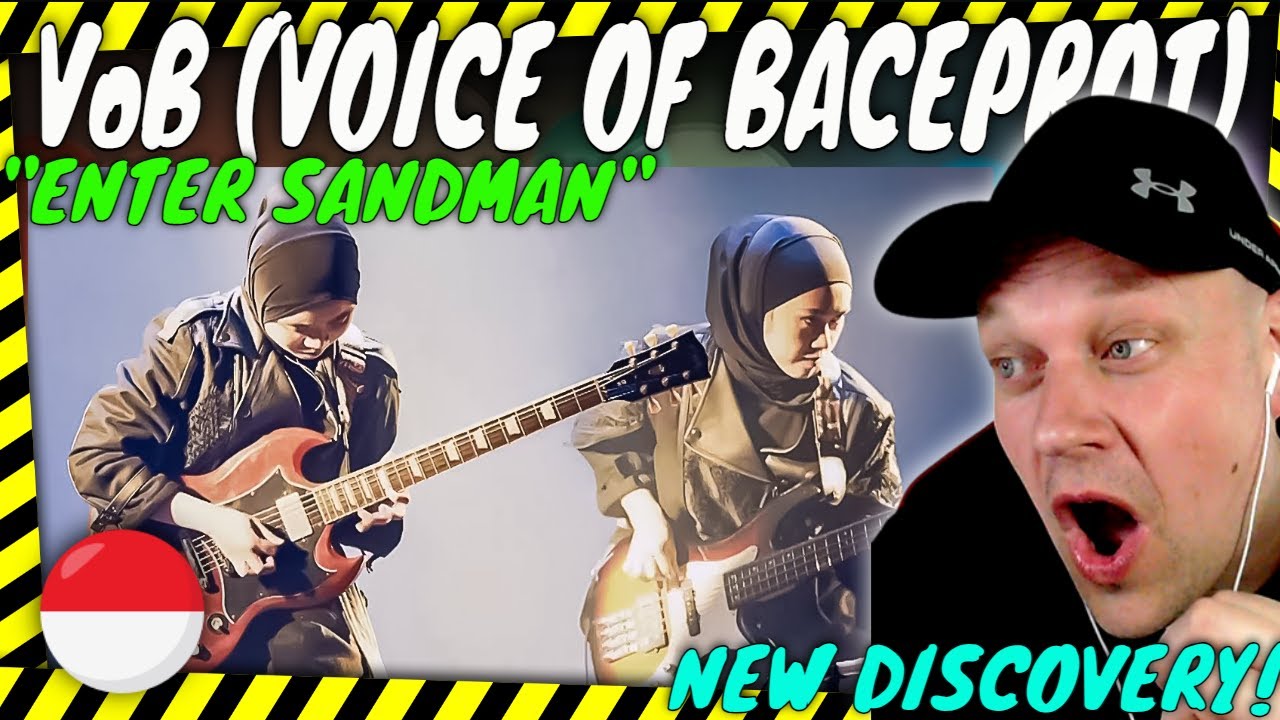 🇮🇩 First Time Reaction To VoB ( Voice Of Baceprot ) | Enter Sandman | Indonesian Metal? [ Reaction ]