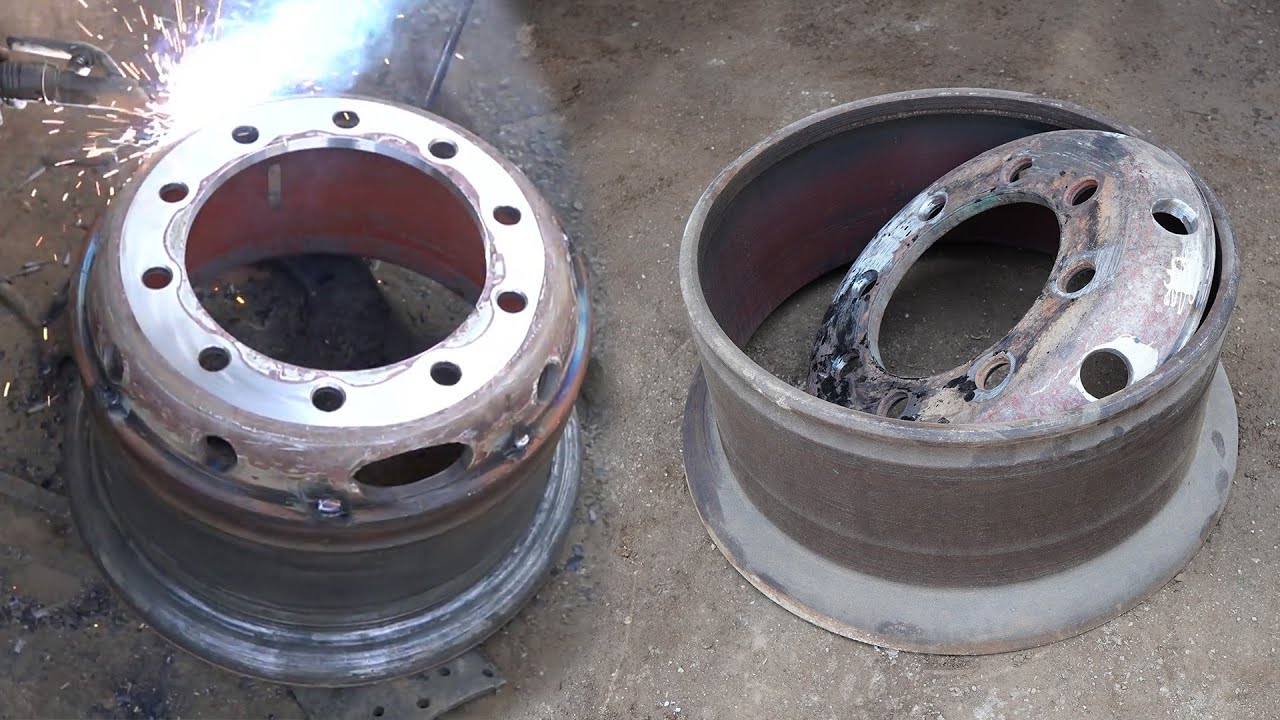 Amazing Restoration of Broken Truck Rim Восхитительная реставрация