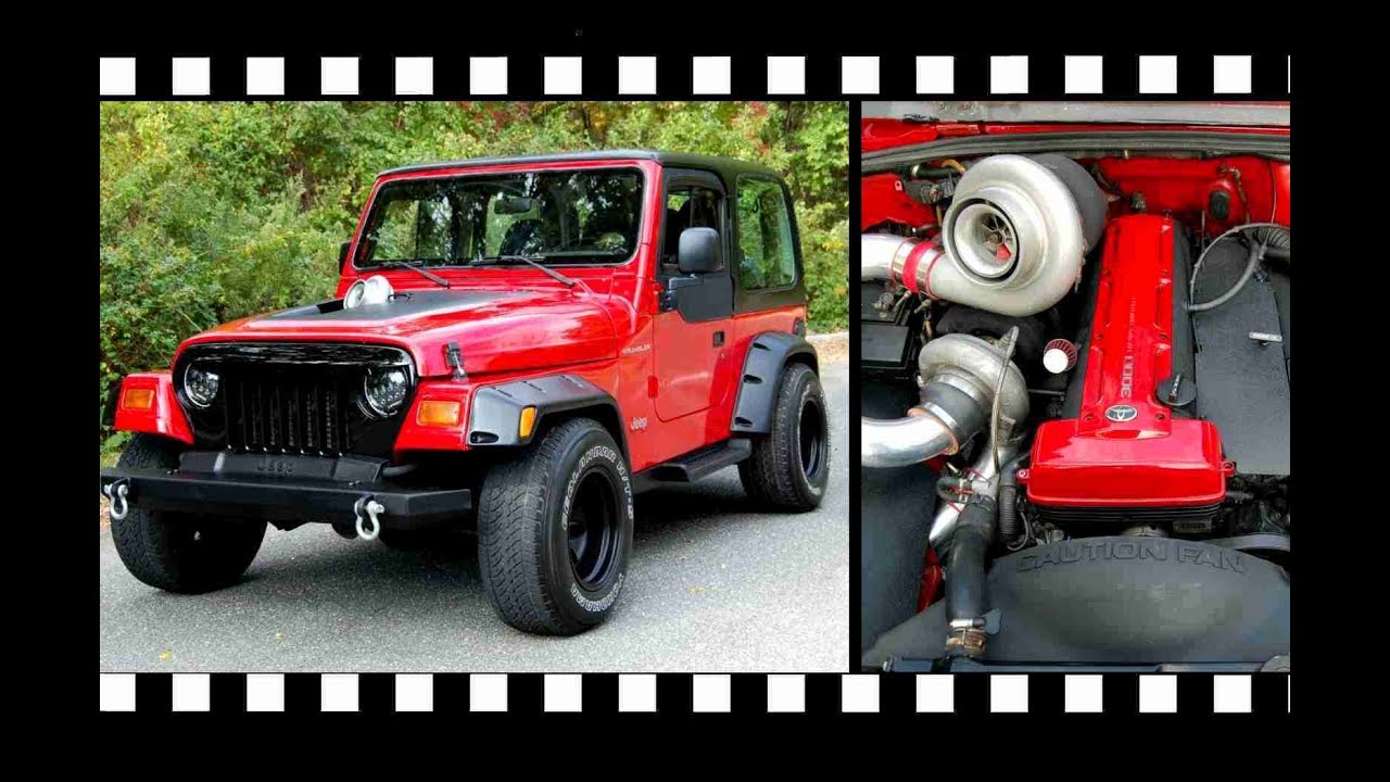 TUNED Jeep Wrangler Sport with Engine SUPRA (350HP) - YouTube