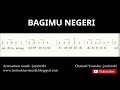 not angka bagimu negeri - do = C mayor - lagu wajib nasional - doremi solmisasi