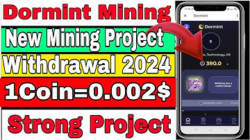 new mining bot telegram | New mining bot | Dormint mining | best crypto airdrops | earn money online