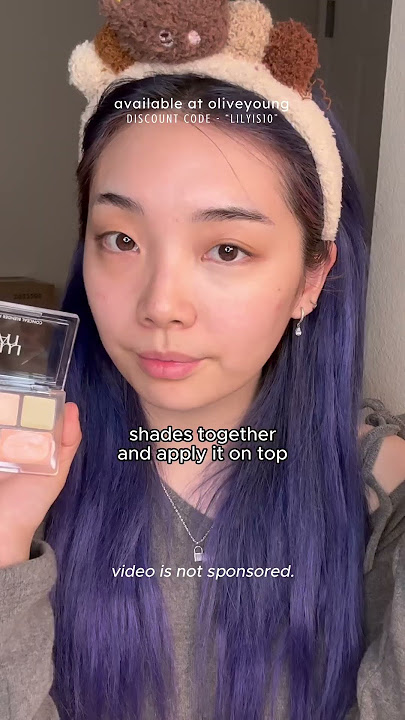 makeup products that kpop makeup artists use part 4 I LUNA CONCEAL BLENDER PALETTE 🤎 #shorts