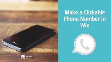 Create a Clickable Phone Number In Wix