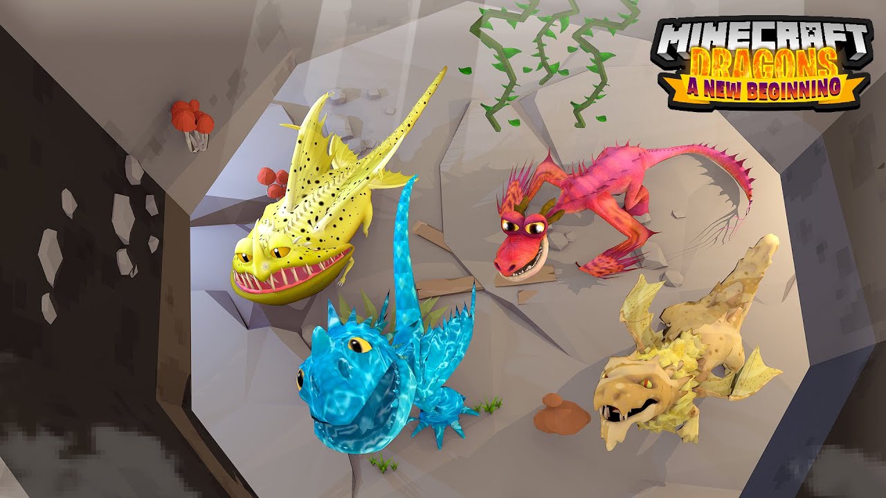 Minecraft Dragons - Я НАШЕЛ 4 ПОТЕРЯННЫХ ДРАКОНЧИКОВ!!