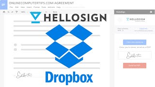 How To Use Dropbox Esign Formerly Hellosign To Send Documents For Signature