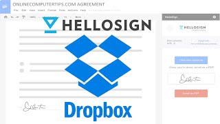 How to Use the Dropbox HelloSign eSignatures Feature to Send Documents for Signatures screenshot 2