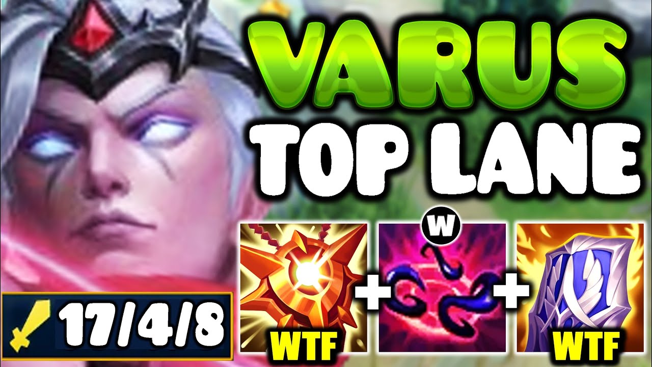 There's a reason why Tank Varus top has the HIGHEST win rate right now ...
