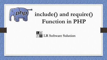 PHP Tutorial - include() and require() function in PHP - Tamil