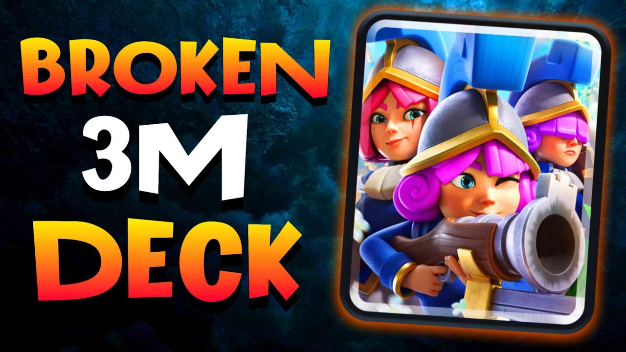 The Most AGGRESSIVE 3 Musketeers Deck in Clash Royale!