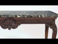 Marble Top Mahogany Console Table - www.CuratorsEye.com - The Curator's Eye Marble Top Mahogany Console Table - www.CuratorsEye.com - The Curator's Eye