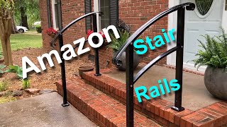 How to install adjustable stair rails from Amazon