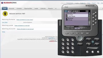 Endava (ex PSTech) SugarCRM Cisco IP Telephony Connector