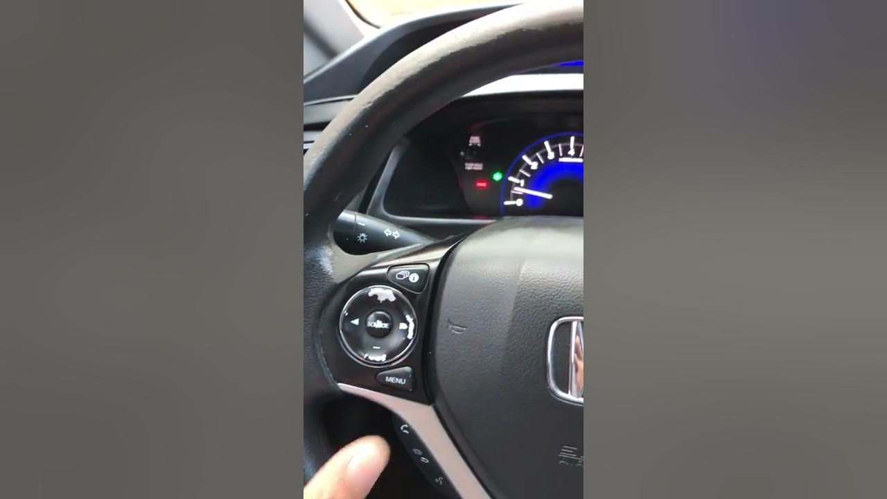 Apagar luz TPMS Honda Civic 2010-2014 honda - YouTube