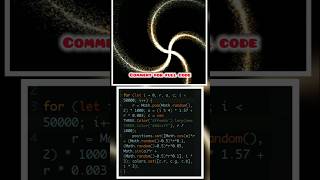 Creating a 3D Galaxy in 3 Lines of Code! 🌌✨ #ThreeJS #WebDev #Shorts #Coding