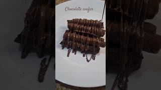 chocolate wafer recipe 😋 #cooking #foodie #viralvideos #ytshorts #videos #shortvideos #homebaker