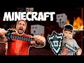 Папа Роб и Эрик играют в Minecraft! Битва с Зомби и Скелетами! Большой сборник приключений!
