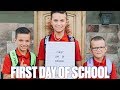 FIRST DAY OF SCHOOL 2019 | THREE BINGHAM BROTHERS GO BACK TO SCHOOL | LOCKERS AND LUNCHES