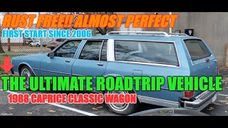 Barn Find First Start in 15 years. 1988 Caprice Classic Wagon Comes Back to Life!