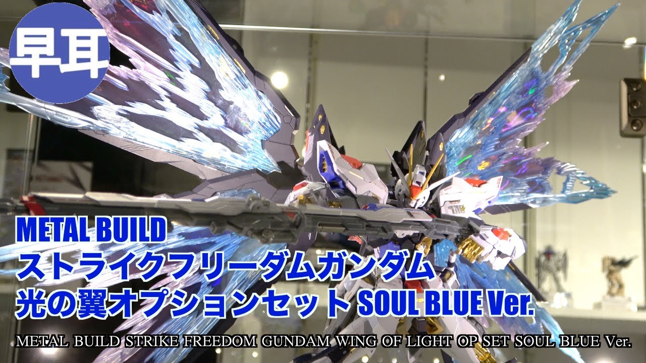 METAL BUILD ストライクフリーダムガンダム 光の翼オプションセット（STRIKE FREEDOM GUNDAM WING OF LIGHT  OP SET） SOUL BLUE Ver.