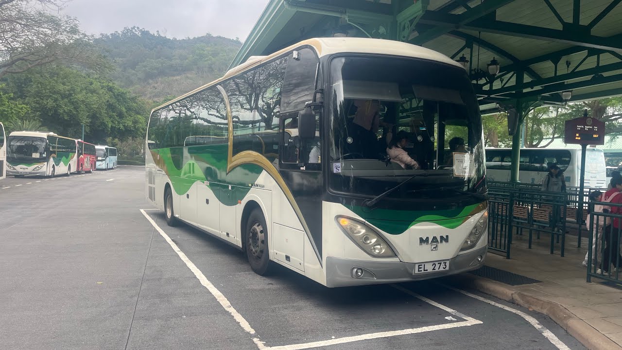 Hong Kong Coach 迪土尼酒店巴土Man RR2 EL273 迪土尼好莱塢酒店-迪士尼站(冠忠派車) - YouTube